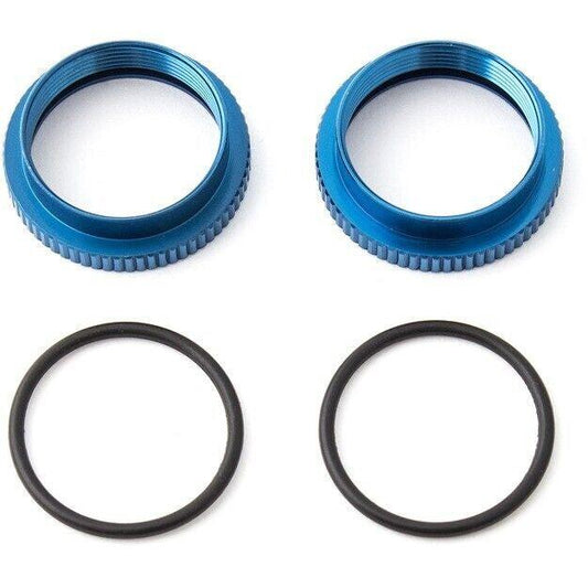 Team Associated ASC81221 20mm Aluminum Spring Collars (2)