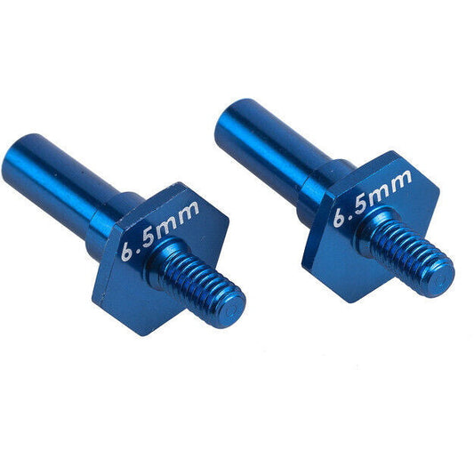 Team Associated ASC92462 RC10B7 6.5mm Aluminum Front Axles (2)