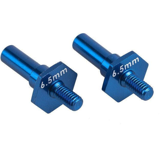 Team Associated ASC92462 RC10B7 6.5mm Aluminum Front Axles (2)