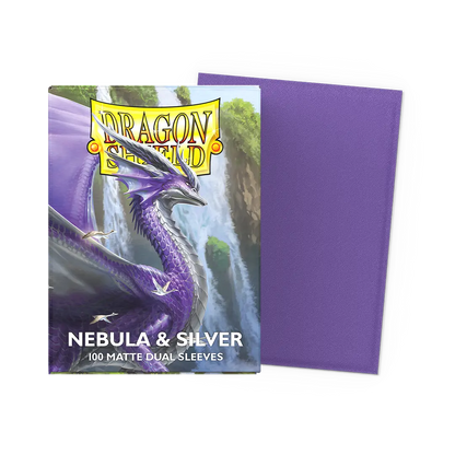 Dragon Shield: Nebula & Silver - Matte Dual Sleeves
