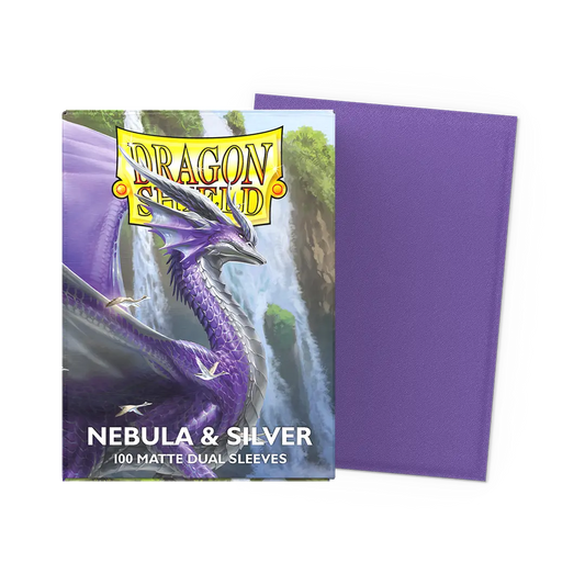 Dragon Shield: Nebula & Silver - Matte Dual Sleeves