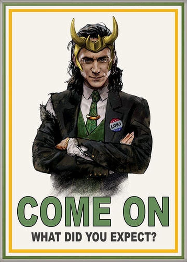 Marvel Studios: Loki Come On Magnet