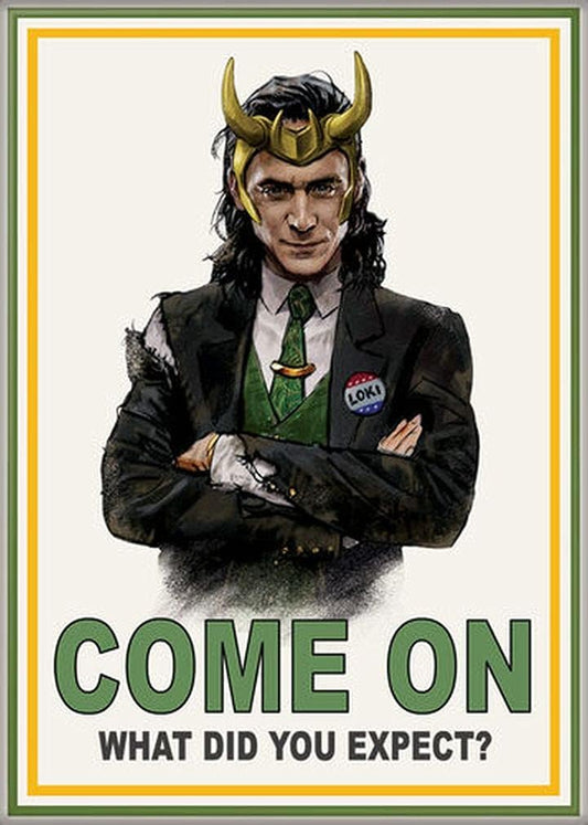 Marvel Studios: Loki Come On Magnet