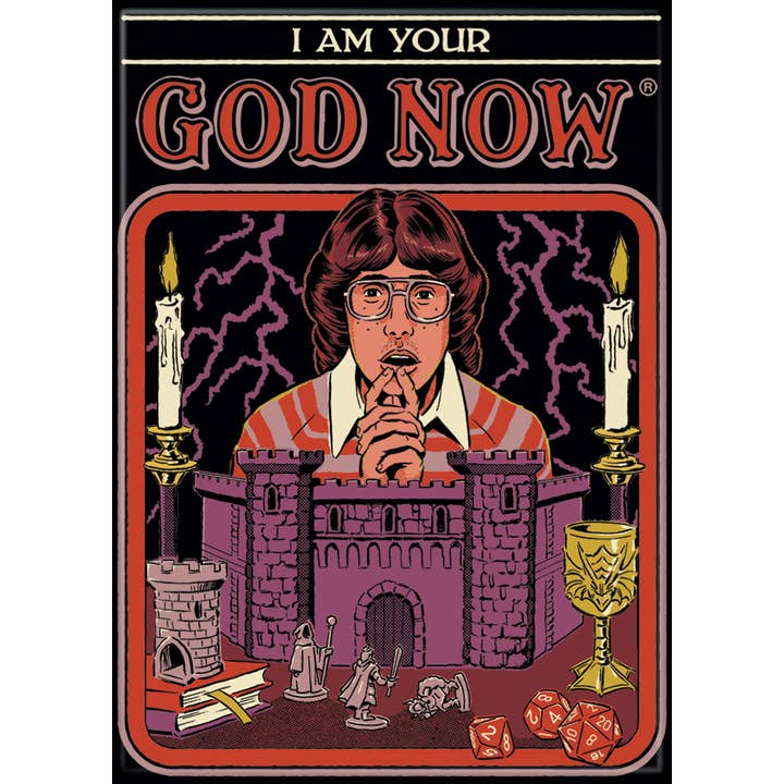 Steven Rhodes: I Am Your God Now Magnet