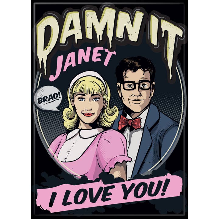 Rocky Horror Picture Show: Damn It Janet Magnet