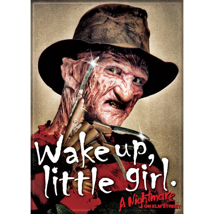 Nightmare on Elm Street: Freddy Wake Up Little Girl Magnet