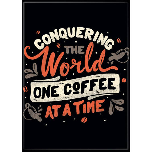 Tobe Fonseca: Conquering the World One Coffee At A Time Magnet