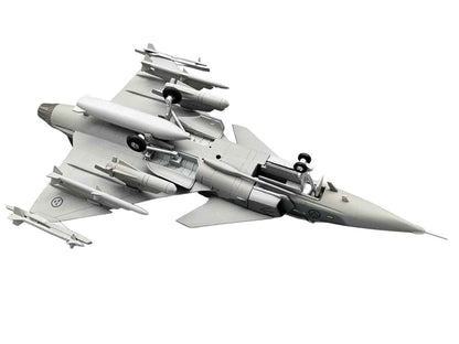 Saab JAS 39A Gripen Fighter Aircraft "17 Wing 60th Anniversary Livery Ronneby Air Show" (2004) Swedish Air Force 1/72 Diecast Model Airplane by Aviation 72