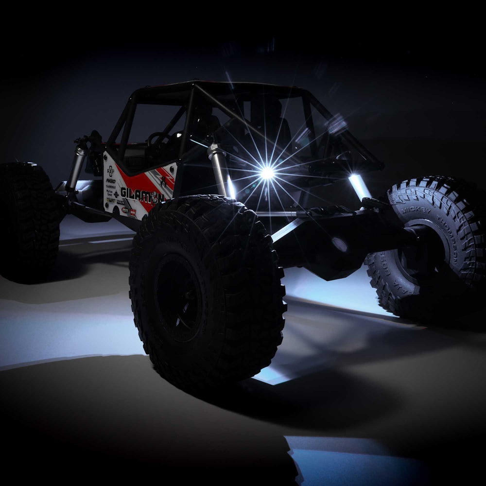 Axial 1207T2 1/8 AXP8 Gilamon 2.2 4X4 RTR Brushed Trail Buggy, Red