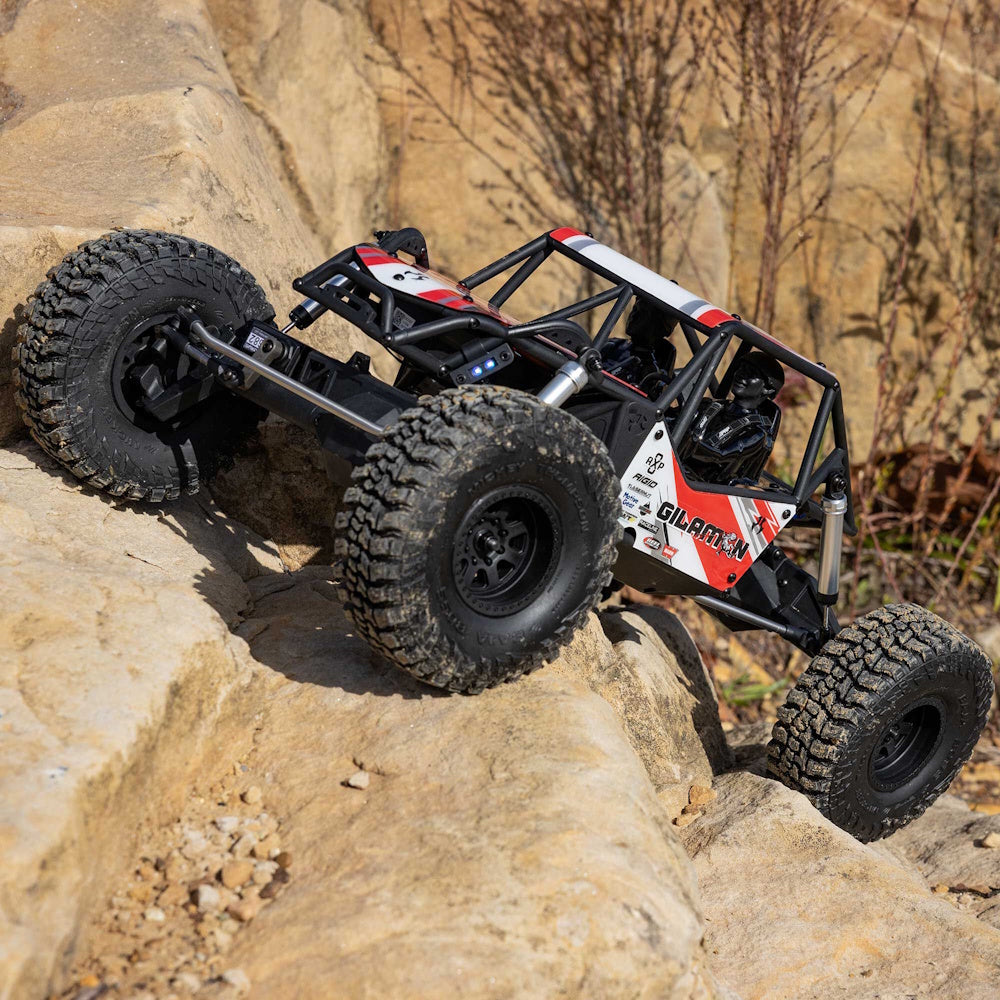 Axial 1207T2 1/8 AXP8 Gilamon 2.2 4X4 RTR Brushed Trail Buggy, Red