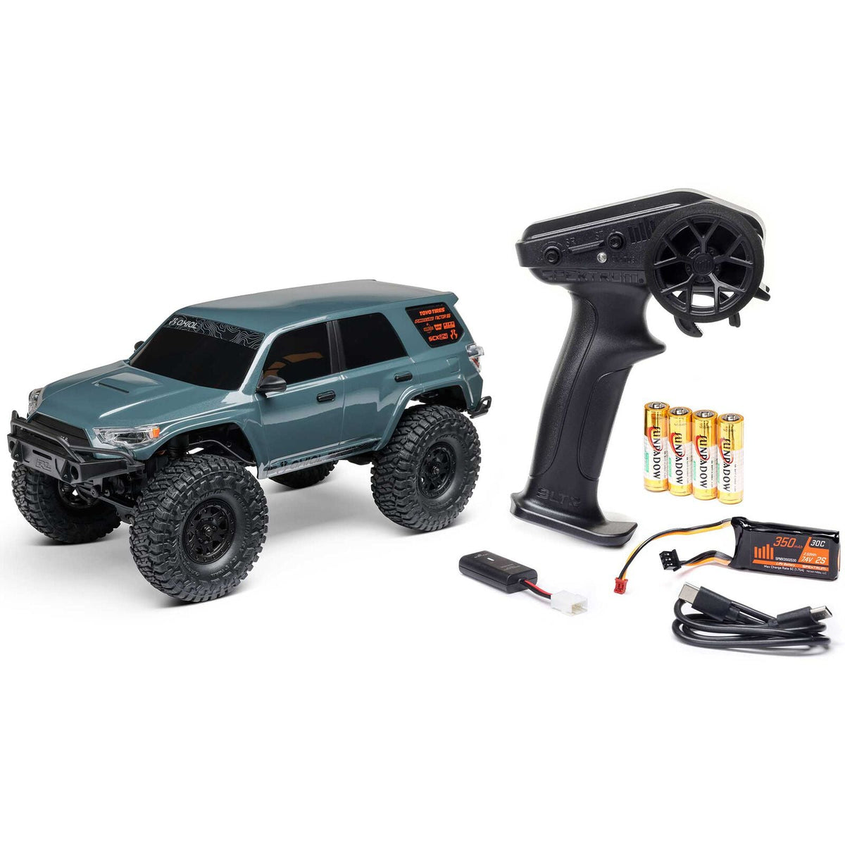 Axial 1/24 SCX24 Toyota 4Runner 4X4 RTR Brushed Rock Crawler w/ Battery & Charger