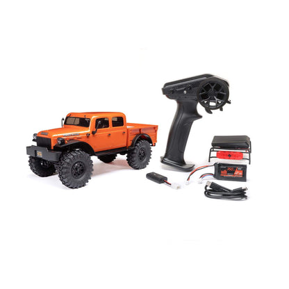 Axial AXI00007 SCX24 40's 4DR Dodge Power Wagon 1/24, 4 Wheel Drive-RTR - Orange