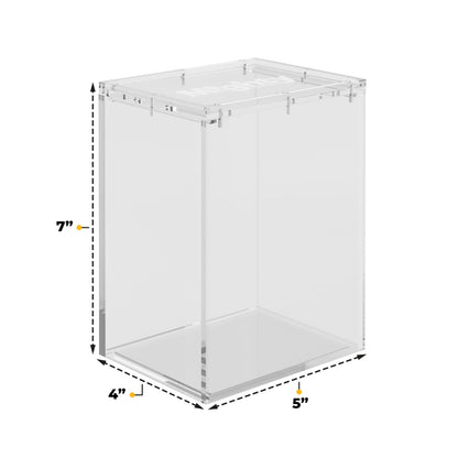 Standard Size Hard Protectors 2-Count Mighty Guards (Compatible with - 4" Funko POP! ) - Stackable with Magnetic Lid