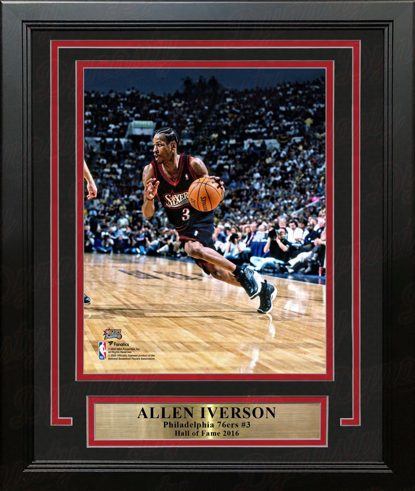 Allen Iverson in Action Philadelphia 76ers 8" x 10" Framed Basketball Photo