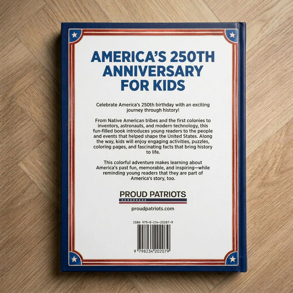 America's 250th Anniversary for Kids (Hardcover Book)