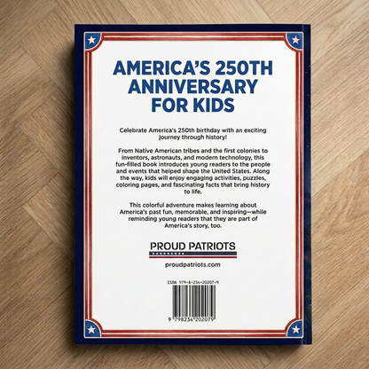 America's 250th Anniversary for Kids (Softcover Book)