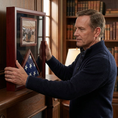 5x8 Flag shadow case, Flag & Photo Display Cases