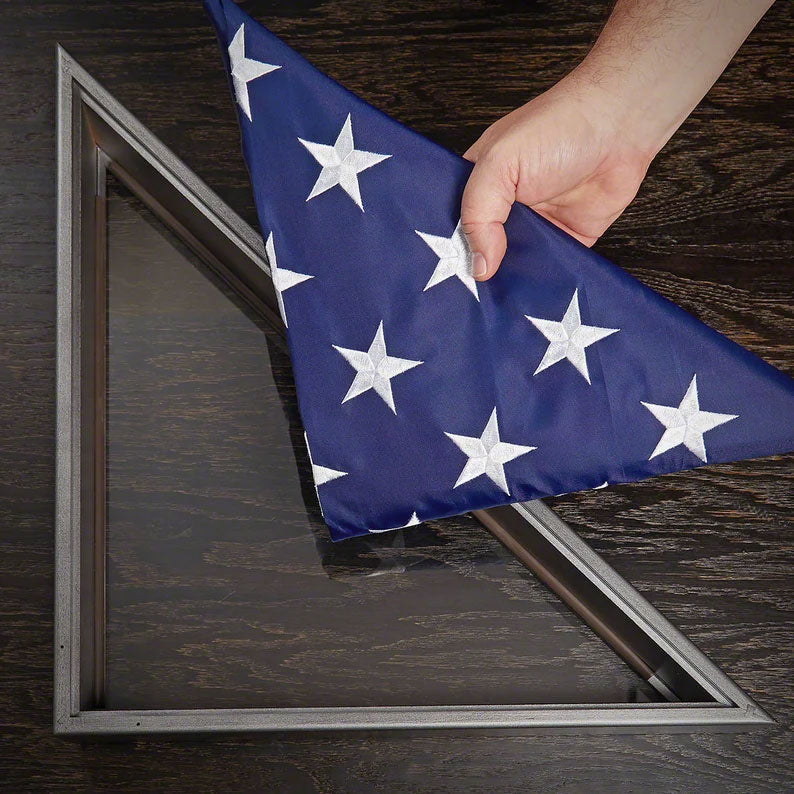 American Retirement Flags Comes Pre Folded to a Triangle - 3' x 5' Flag