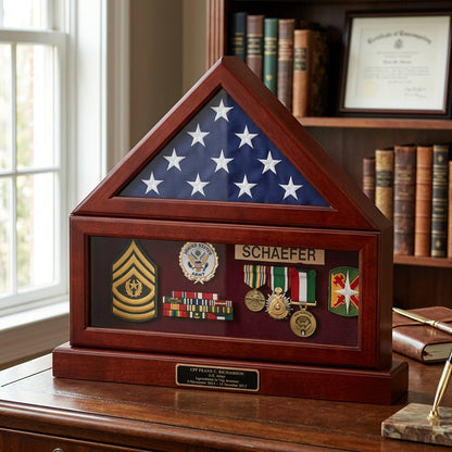 Flag and Pedestal Display Cases - 3'x5' flag