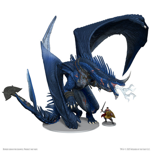 D&D: Icons of the Realms - Anthradusk, Ancient Blue Dragon