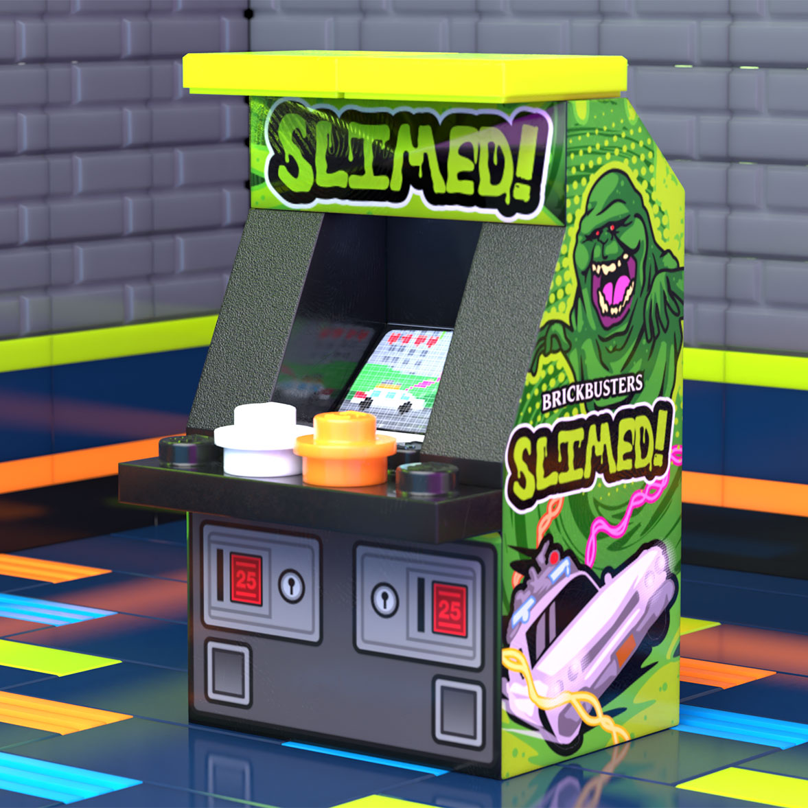 Slimed Classic Arcade Machine