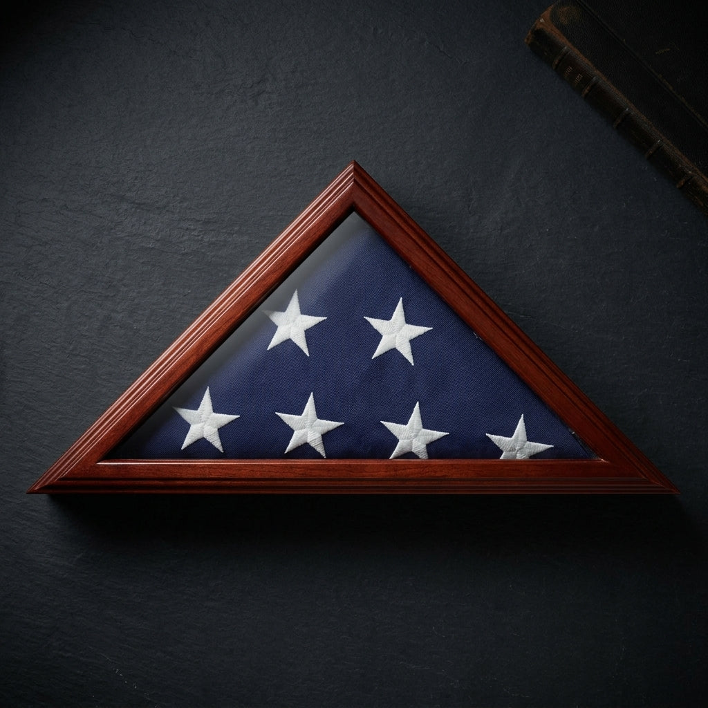 Armed Forces Flag Case - Great Wood Flag Case, (3'X5')