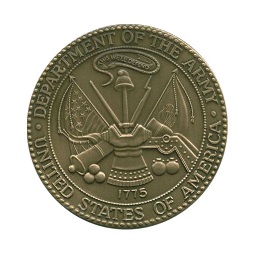 Army Service Medallion, Brass Army Medallion