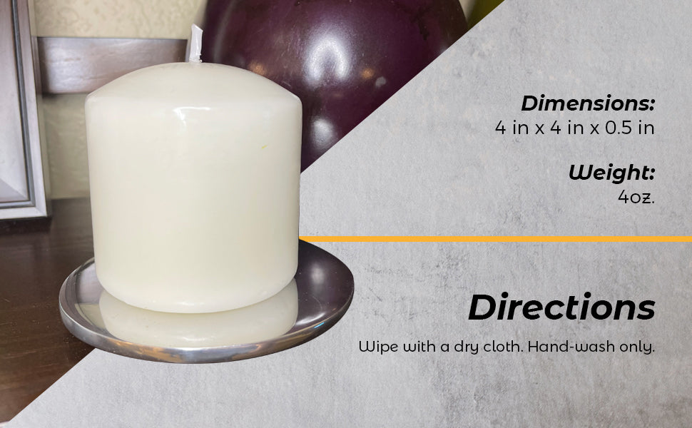 Multi-Purpose Round Candle Holder / Coaster by Choixe