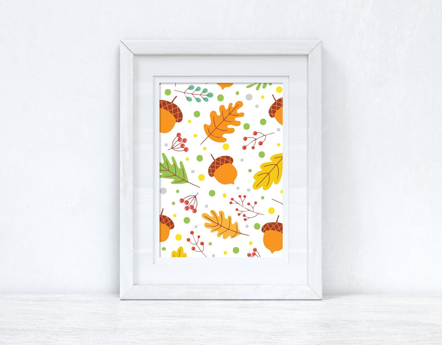 Autumn Fall Leaves Autumn Seasonal Wall Home Decor Print by WinsterCreations™ Official Store