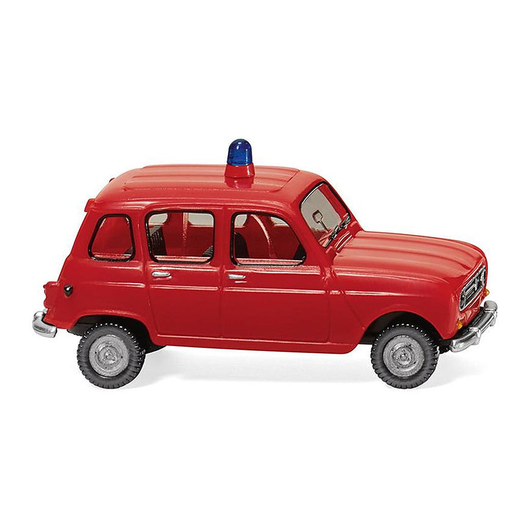 Wiking 022447 1/87 Scale Fire Brigade - Renault R4 Fire Chief Vehicle