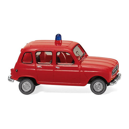 Wiking 022447 1/87 Scale Fire Brigade - Renault R4 Fire Chief Vehicle