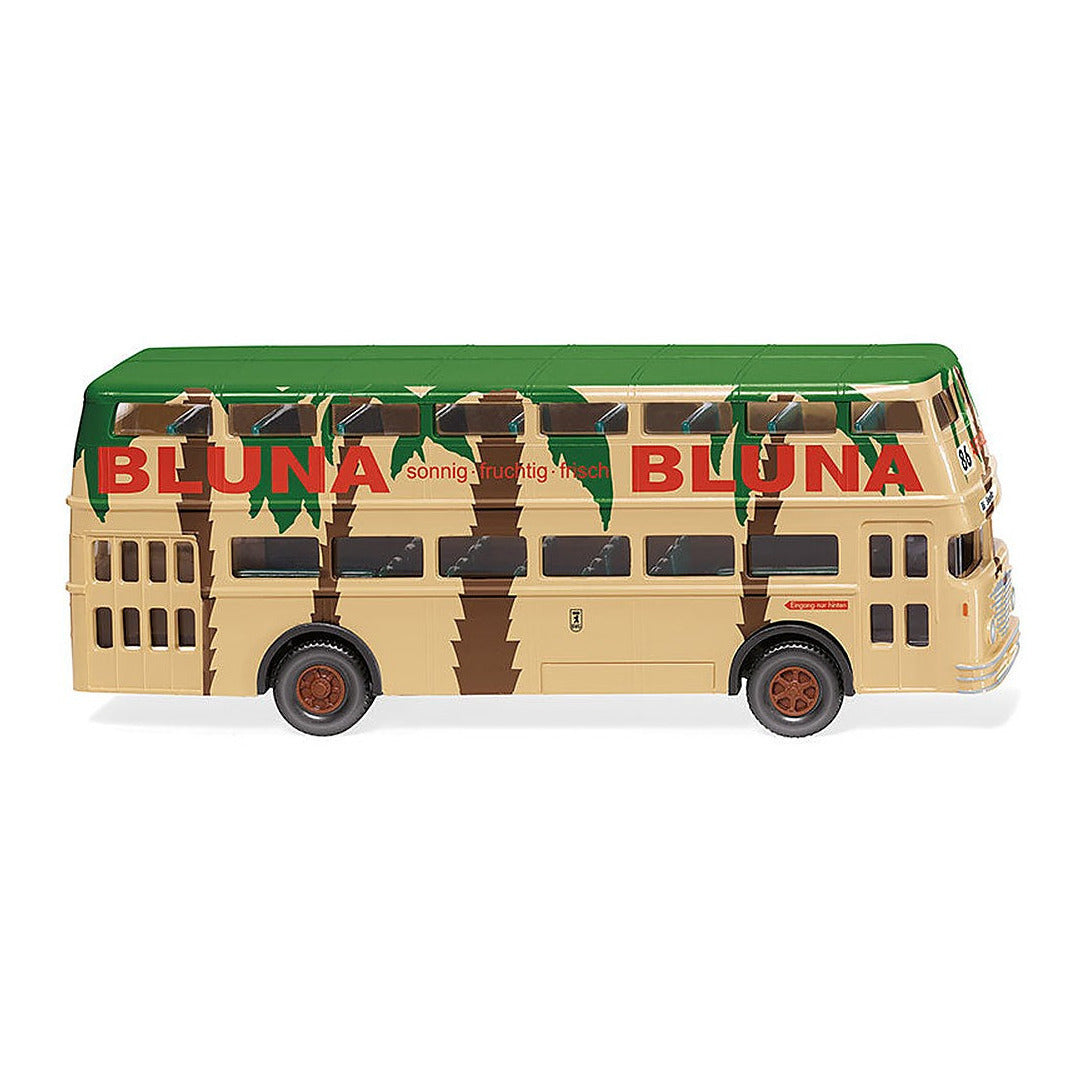 Wiking 072205 1/87 Scale Bluna - Bussing D2U Double-Decker Bus High Quality