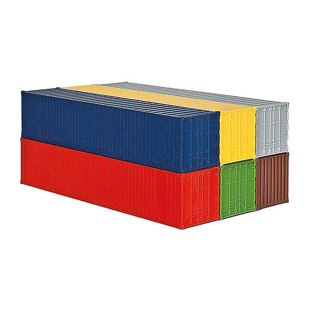 Kibri 10922 1/87 Scale 40Ft Containers 6-Piece