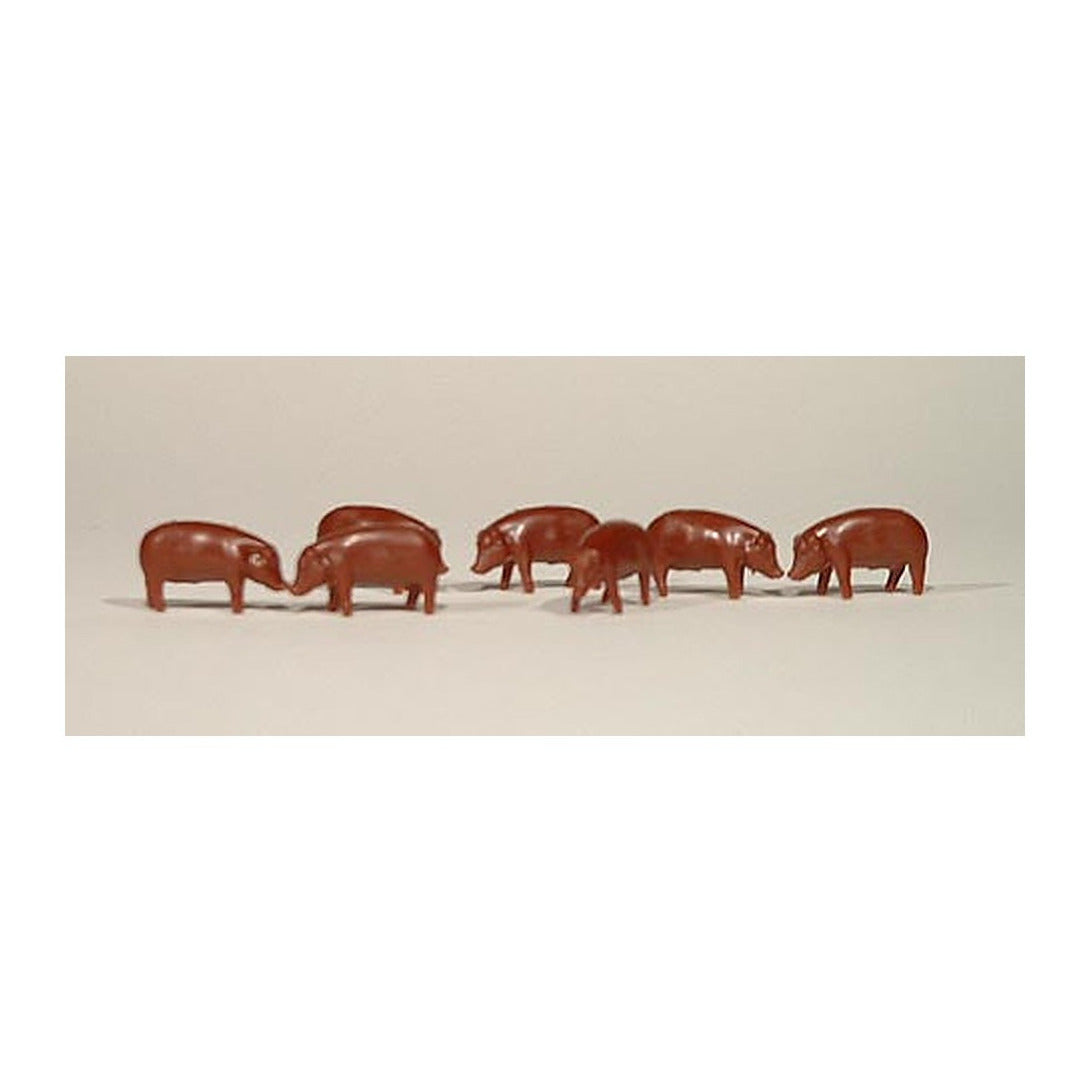 Ertl 12664-25 1/64 Scale Pigs/Hogs - Duroc Brown