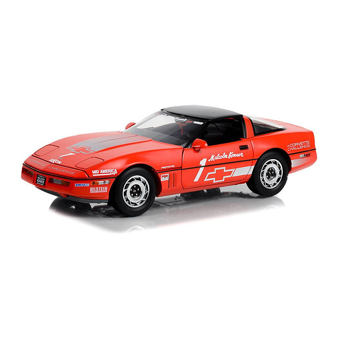 Greenlight 13645 1/18 Scale #1 Malcolm Konner Corvette Challenge Race Car