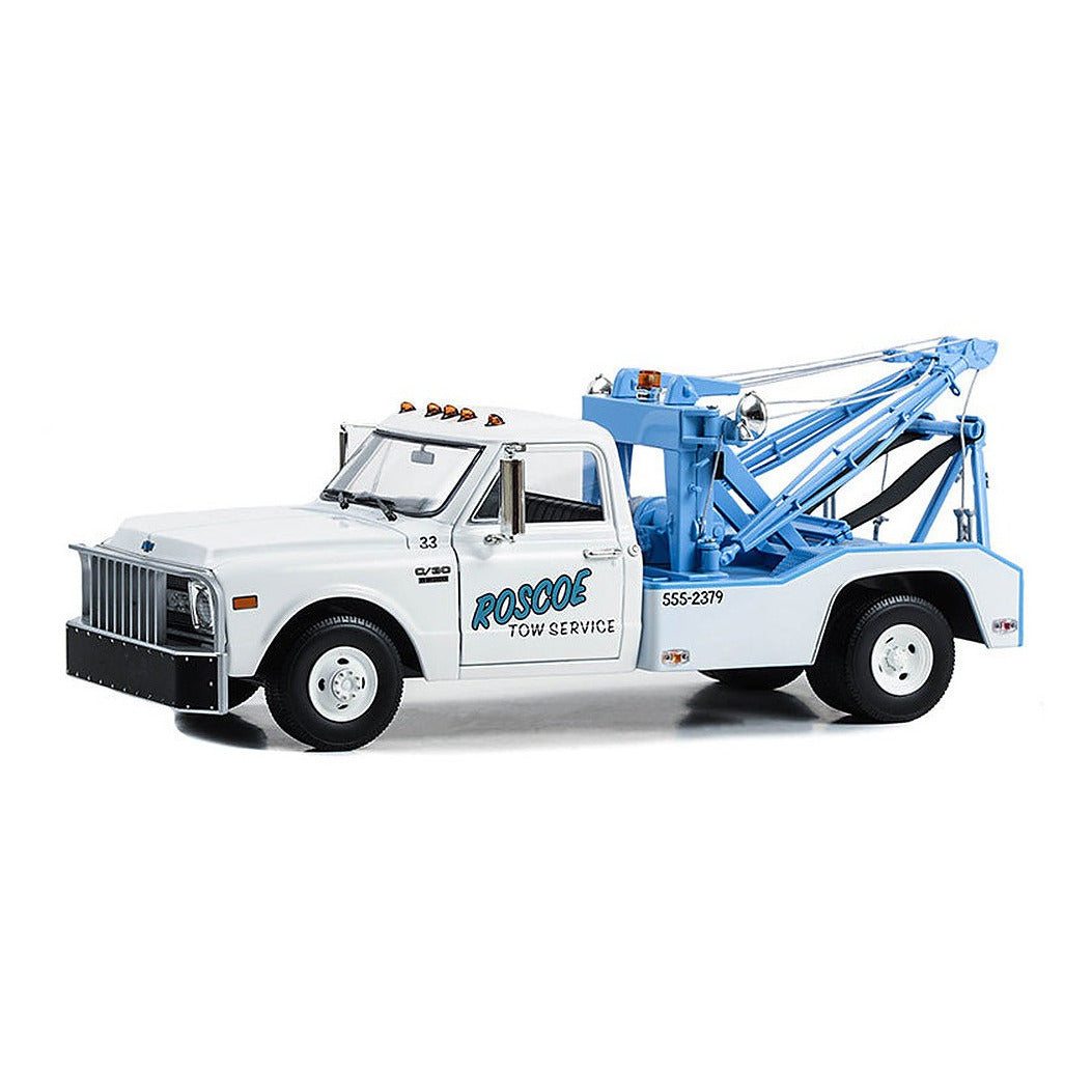 Greenlight 13684 1/18 Scale Roscoe Tow Service - 1969 Chevrolet C-30 Dually