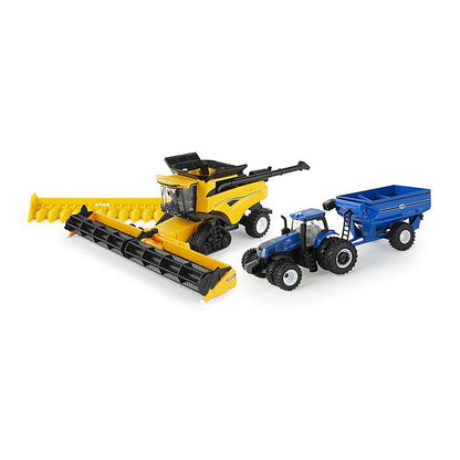 Ertl 13996 1/64 Scale New Holland Cr8.90 Smarttrax Combine Playset Playset Includes: