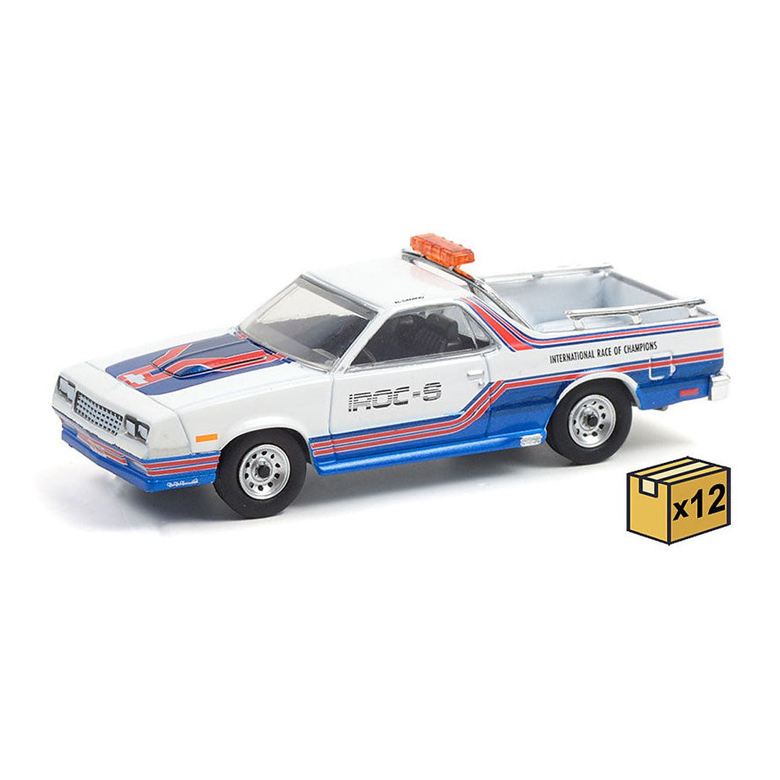 Greenlight 30312-CASE 1/64 Scale 1985 Chevrolet El Camino Ss International