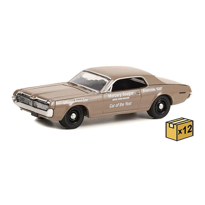 Greenlight 30393-CASE 1/64 Scale 1967 Mercury Cougar - Riverside 500 Official