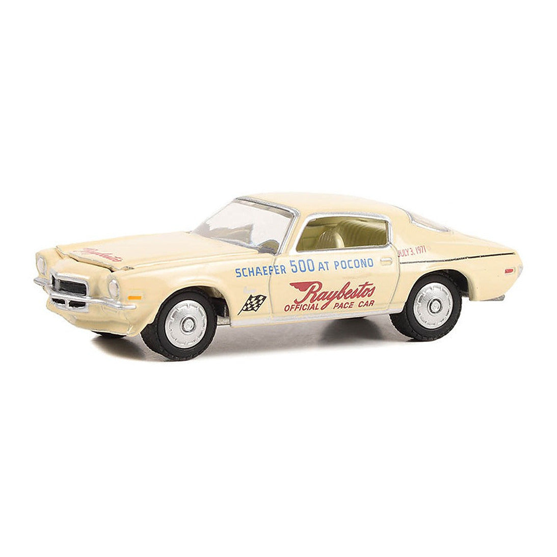 Greenlight 30397 1/64 Scale 1971 Schaefer 500 at Pocono Raybestos Official Pace