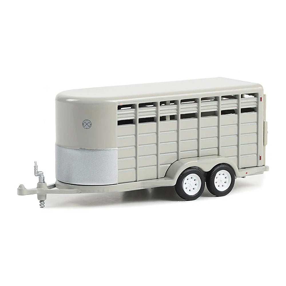 Greenlight 30424 1/64 Scale 14' Livestock Trailer