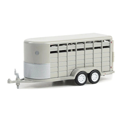 Greenlight 30424 1/64 Scale 14' Livestock Trailer