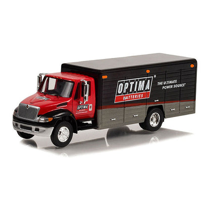 Greenlight 33240-C 1/64 Scale Optima Batteries - International Durastar 4400 Delivery Truck
