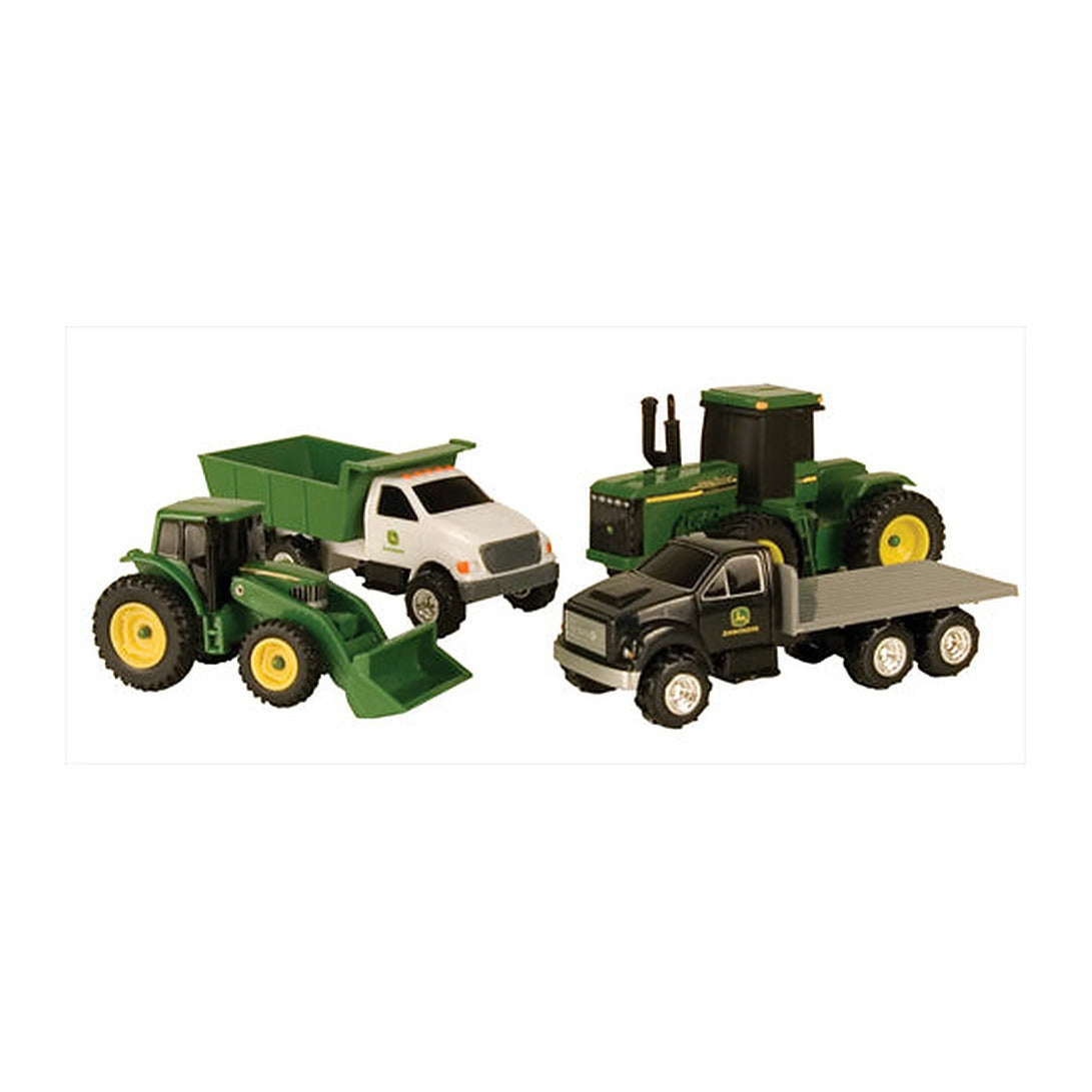 Ertl 35454 Scale John Deere 4-Piece Vehicle Gift Set Set Includes: