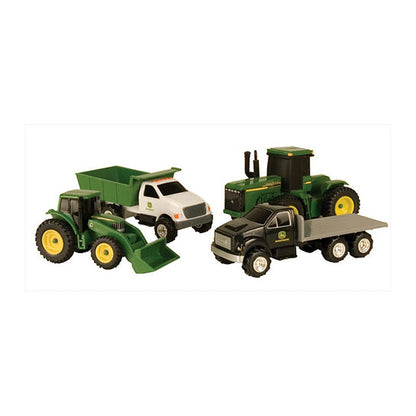 Ertl 35454 Scale John Deere 4-Piece Vehicle Gift Set Set Includes:
