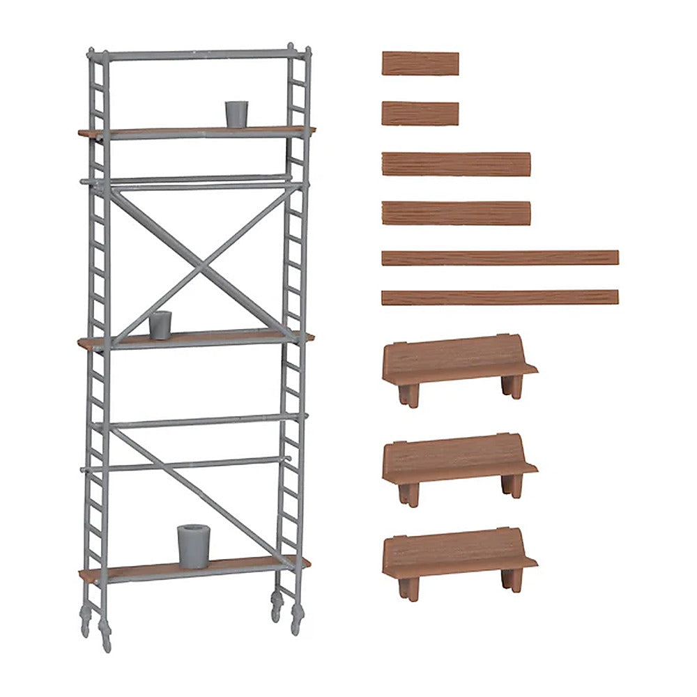 Kibri 38145 1/87 Scale Scaffolding Plastic Model Kit Difficulty Rating: Beginner