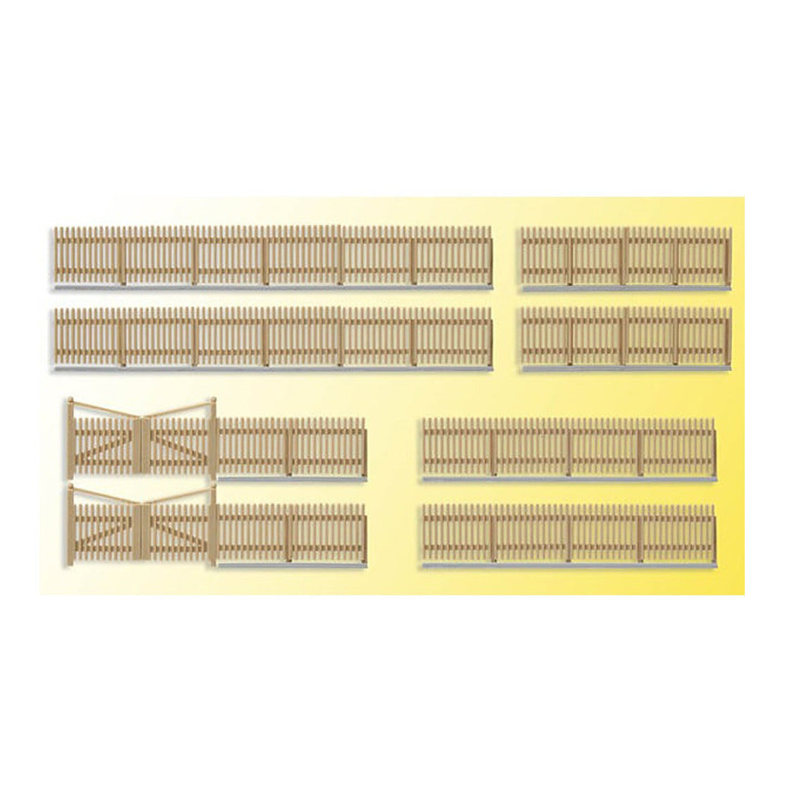 Kibri 38625 1/87 Scale Wooden Fence