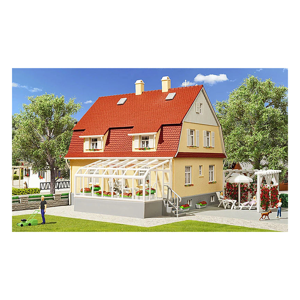 Kibri 38700 1/87 Scale House With Winter Garden Plastic Kit