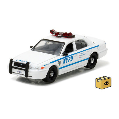 Greenlight 42771-CASE 1/64 Scale NYPD - 2011 Ford Crown Victoria Police Interceptor