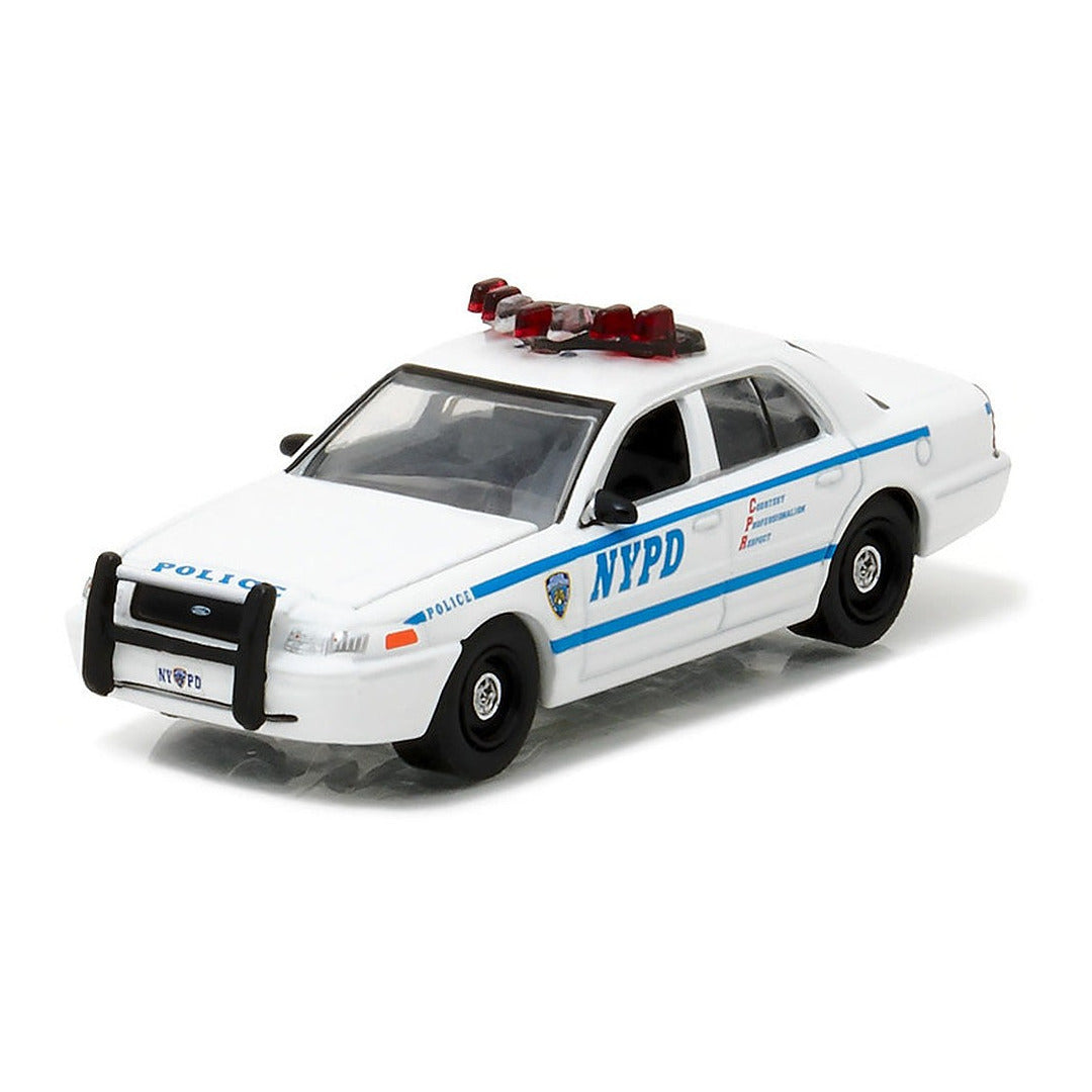 Greenlight 42771 1/64 Scale NYPD - 2011 Ford Crown Victoria Police Interceptor